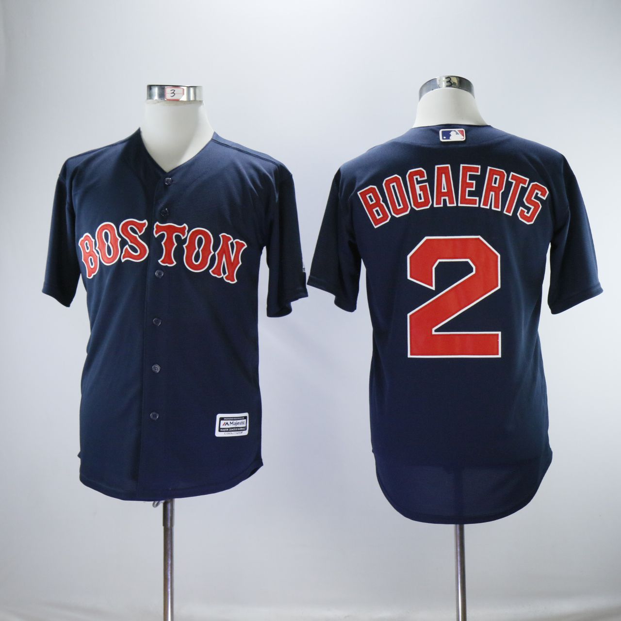 Men Boston Red Sox #2 Bogaerts Blue MLB Jerseys